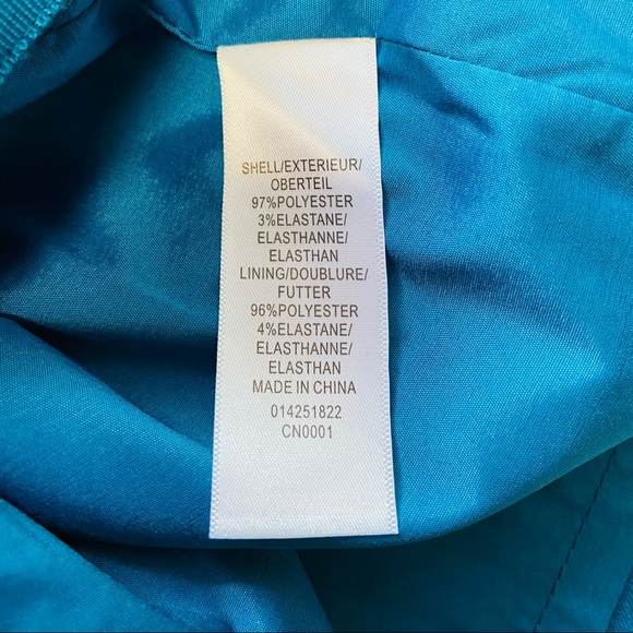 ✨HOST PICK✨ Adrianna Papell Turquoise Structured Sheath Dress - Turquoise Size 8 - Picture 9 of 10